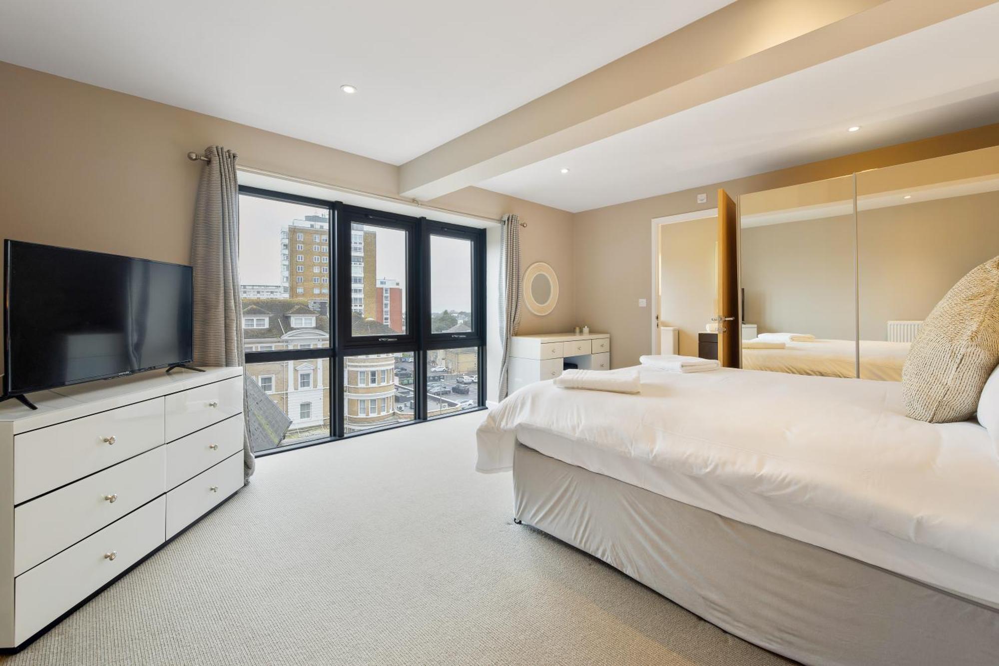 Westcliff Penthouse With Sea Views And Balcony Apartment Bournemouth Luaran gambar