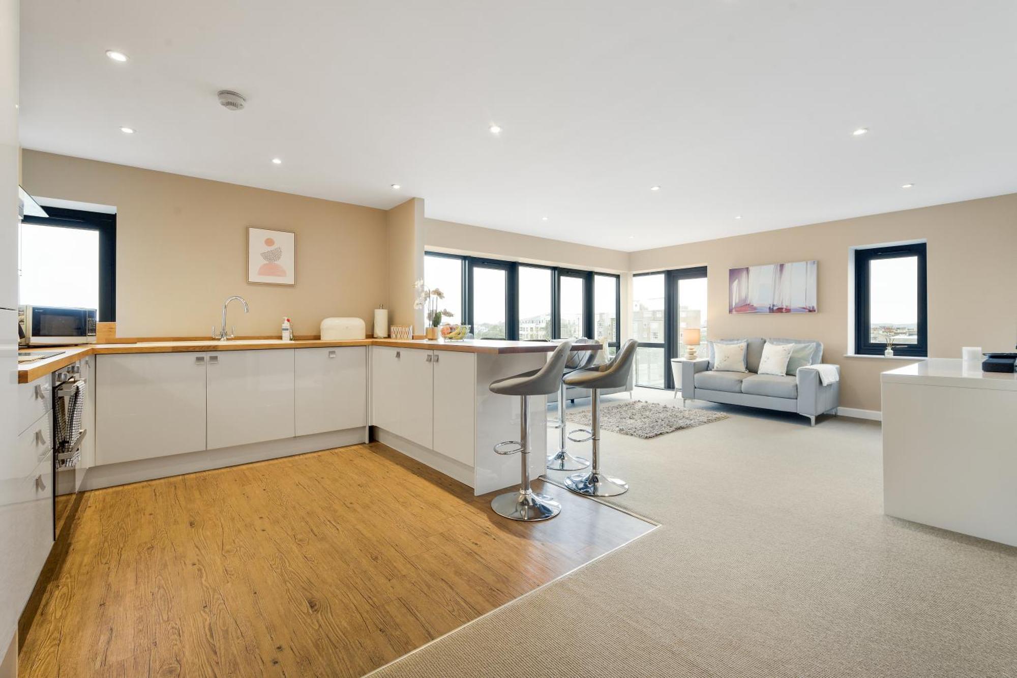 Westcliff Penthouse With Sea Views And Balcony Apartment Bournemouth Luaran gambar
