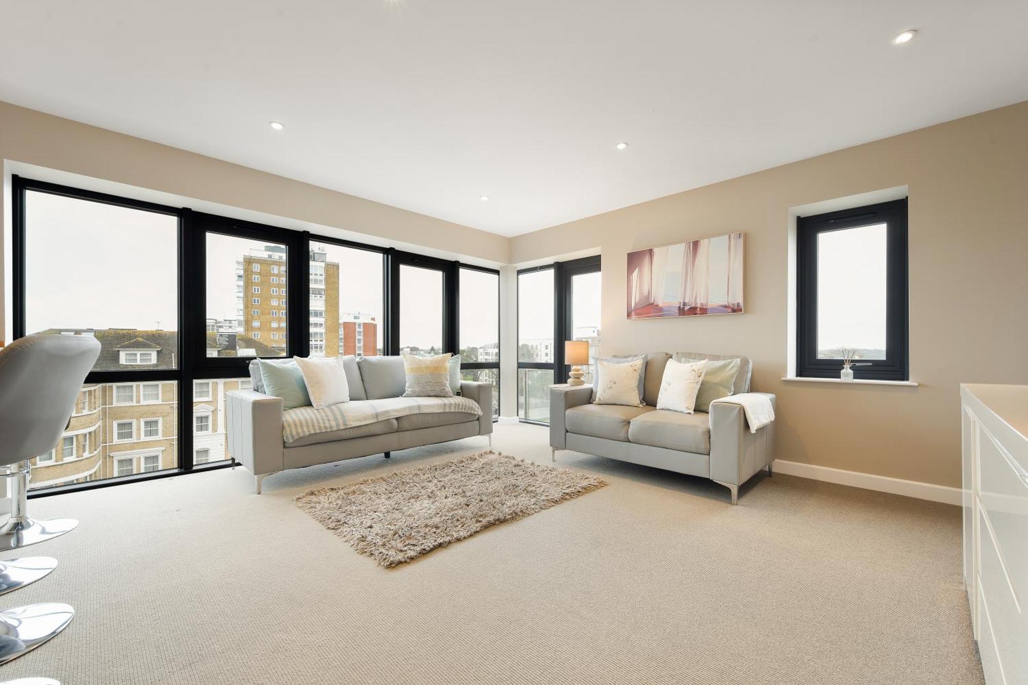 Westcliff Penthouse With Sea Views And Balcony Apartment Bournemouth Luaran gambar